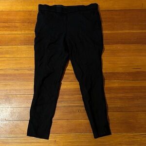 Anne Klein Black Ponte Ankle Pants